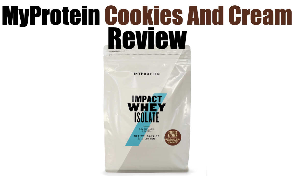 myprotein cookies and cream impact whey